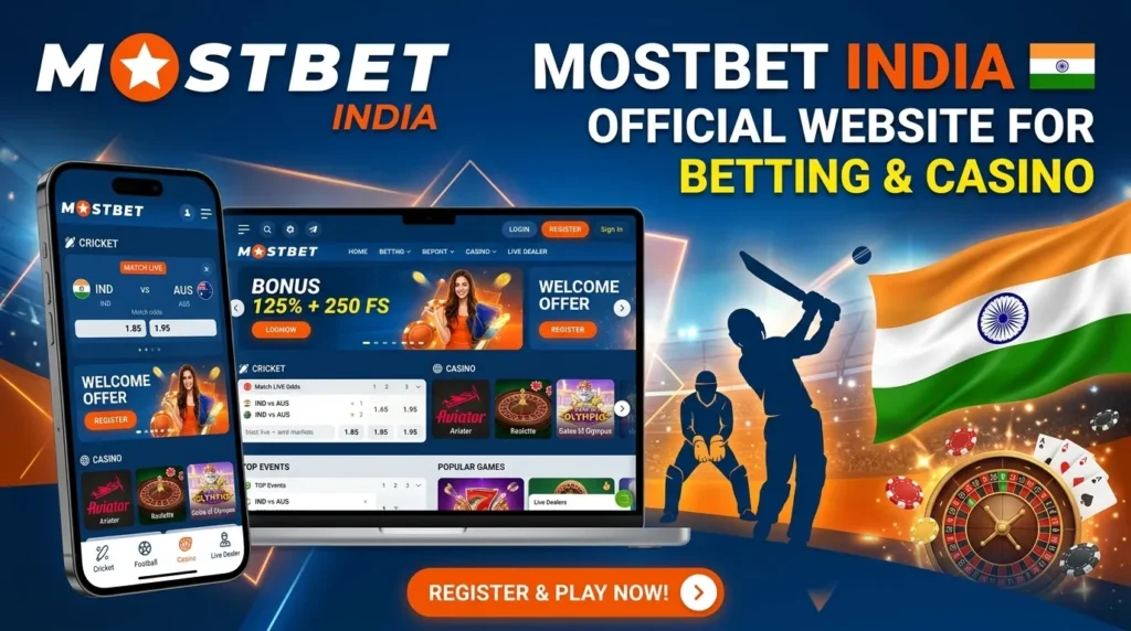 Mostbet India - Official Website, for casino and betting